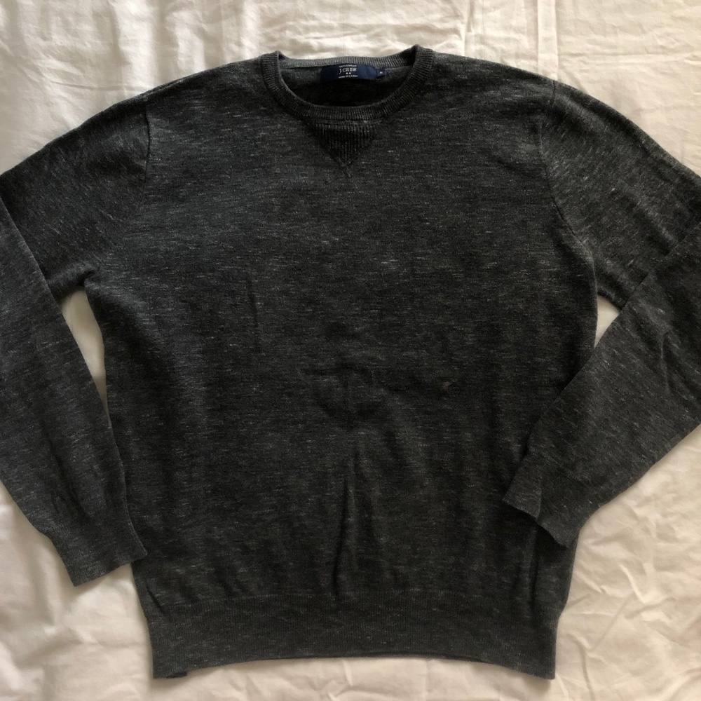 J. Crew Grey Sweater - 100% Cotton - size M